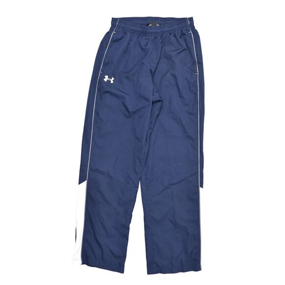 Under Armour Women's Small Blue Track Pants Polyester Solid Drawstring - Picture 1 of 7